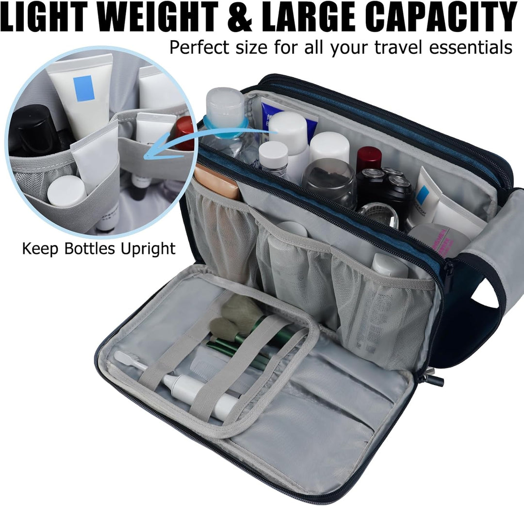 Gloppie Kulturbeutel Herren Damen Kosmetiktasche Reise Waschtasche XXL Grosse Kulturtasche 10L wasse