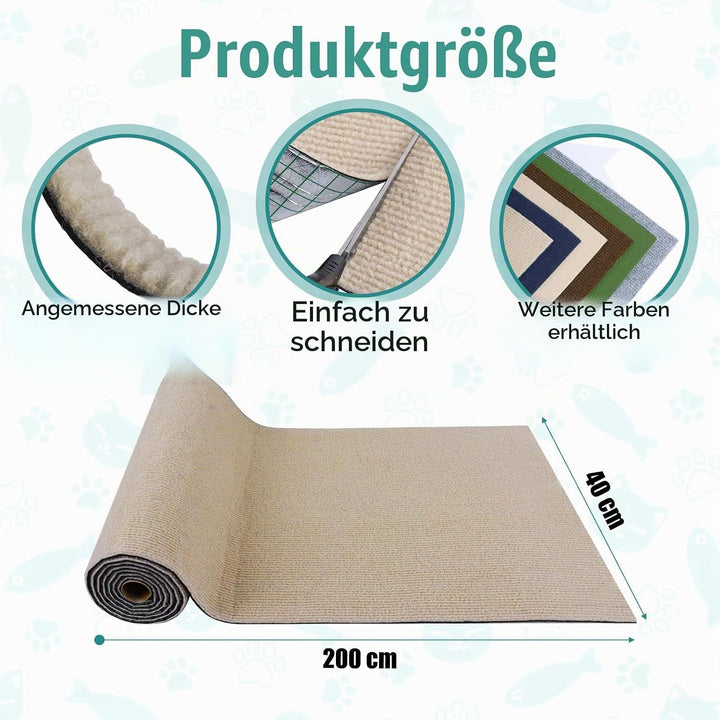 Kratzteppich selbstklebend Kratzmatte Katze Sofa Kratzbretter Katze Wand Kratzbrett Katzen Katzenwan
