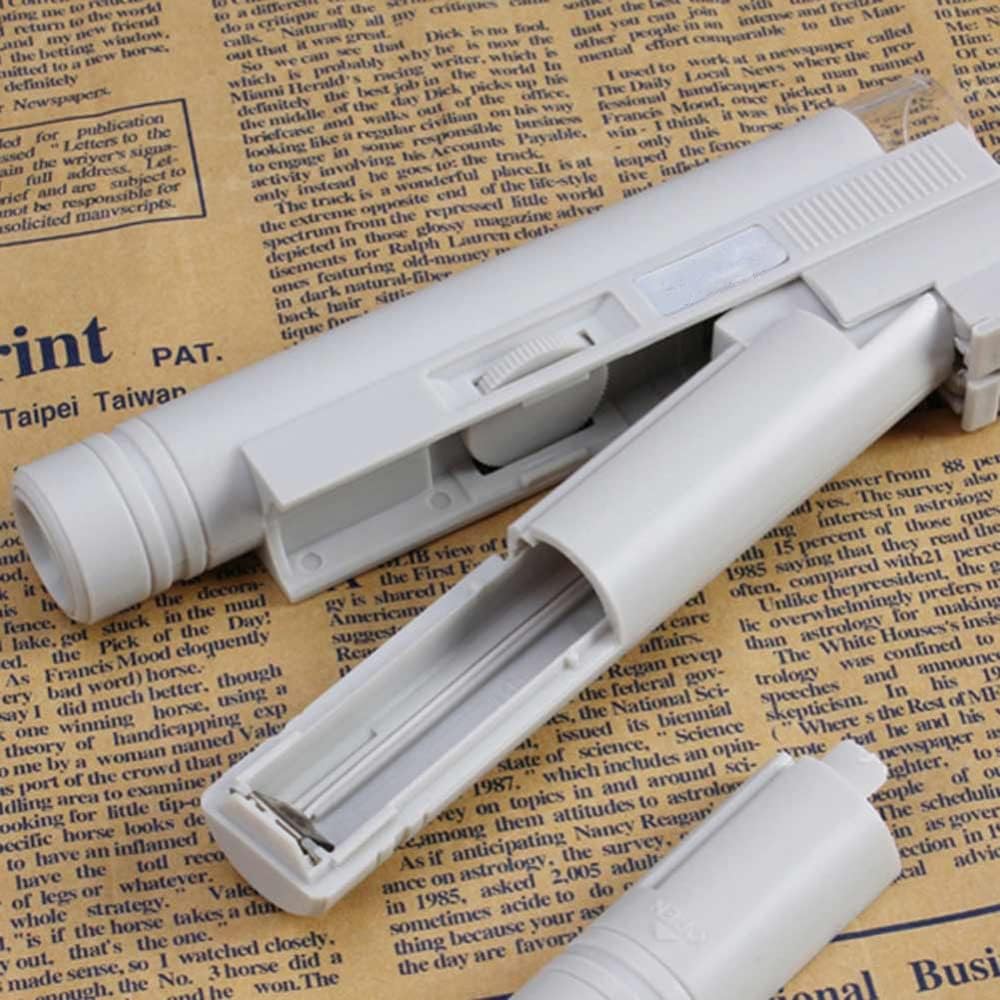 Meichoon Handlupe 100-fache Vergrösserung Vergrösserung Zoom Doppelrohr LED-Licht Tragbares Mikrosko