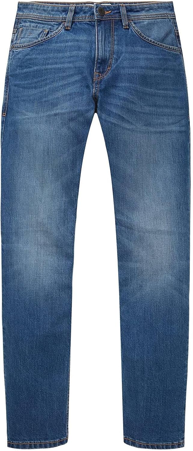 TOM TAILOR Herren Josh Regular Slim Jeans 29W / 30L 10119 - Used Mid Stone Blue Denim, 29W / 30L 101