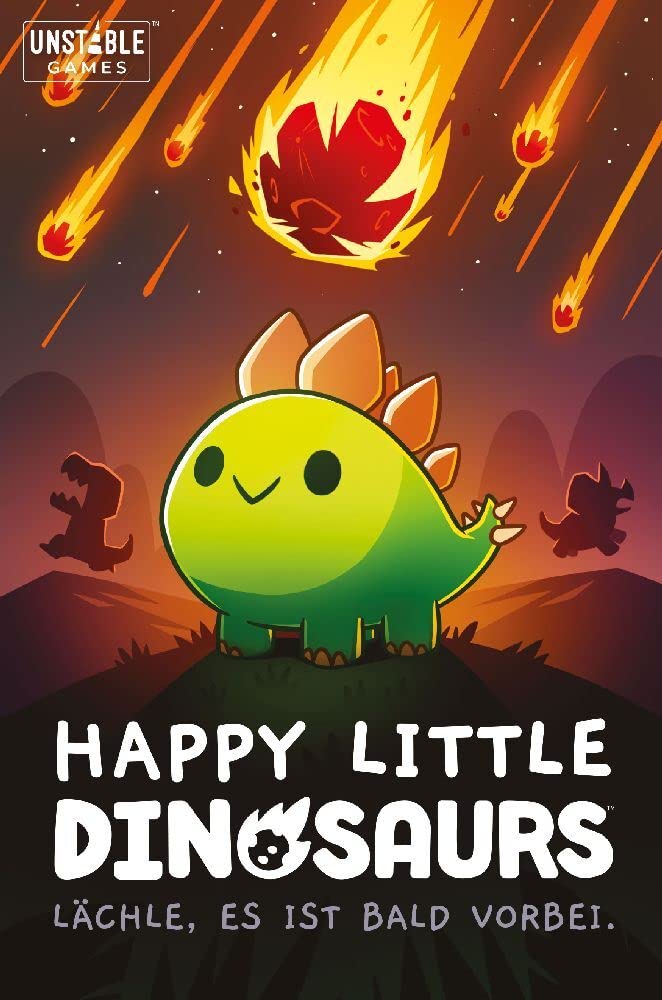 Unstable Games, Happy Little Dinosaurs, Grundspiel, Partyspiel, Kartenspiel, 2-4 Spieler, Ab 8+ Jahr