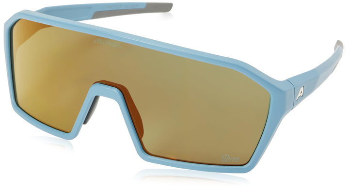 ALPINA RAM Q-LITE - Verspiegelte Sport- & Fahrradbrille Für Erwachsene, kontrastverstärkend, Beschla