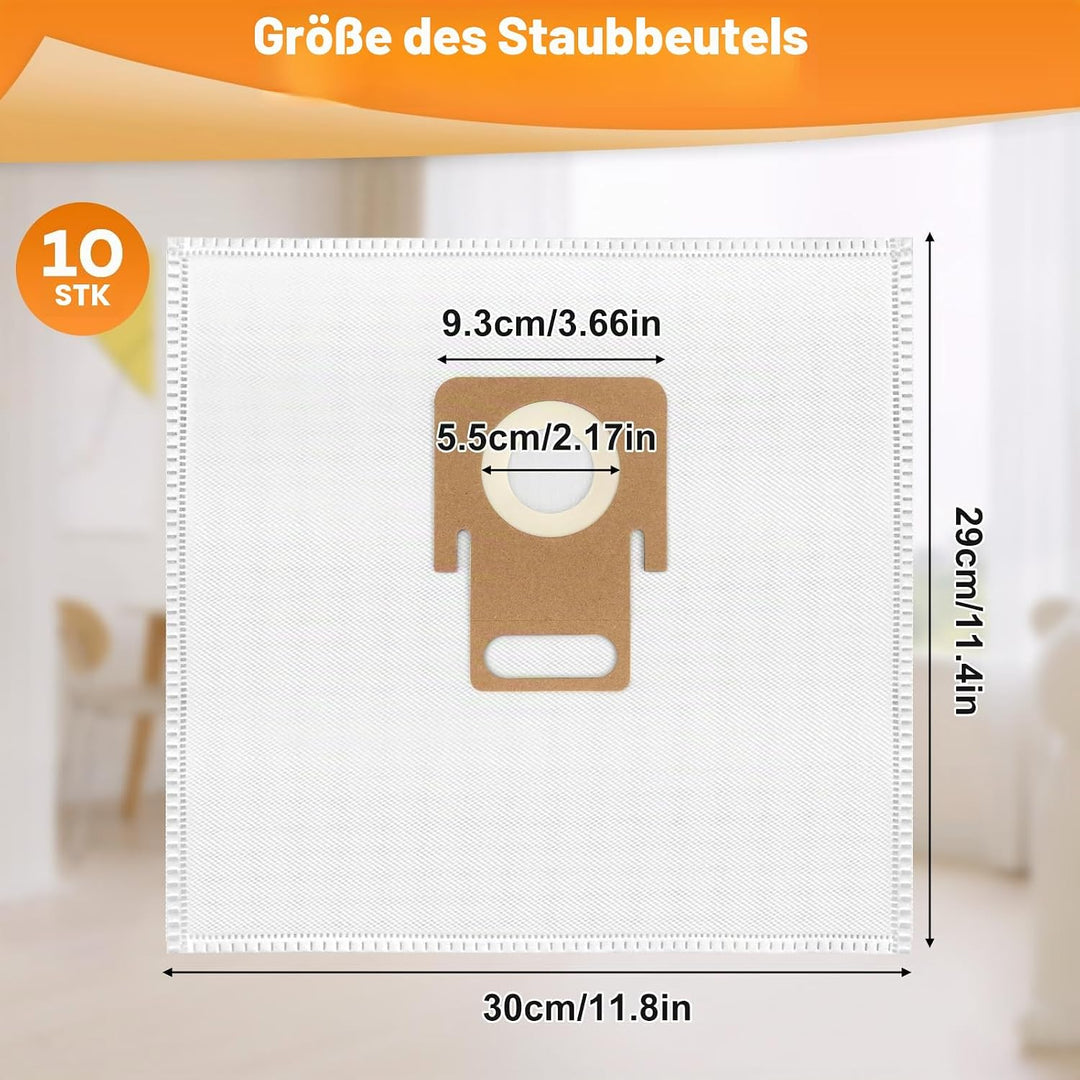 10 Stück Staubsaugerbeutel für Thomas Aqua + Pet Family & Thomas MultiClean X7 Aqua Staubsauger