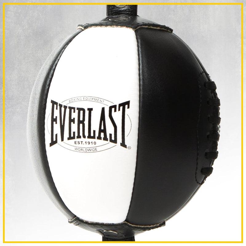 Everlast Unisex – Erwachsene 1910 Doule End Speed Bag Punching S Schwarz/Weiss, S Schwarz/Weiss