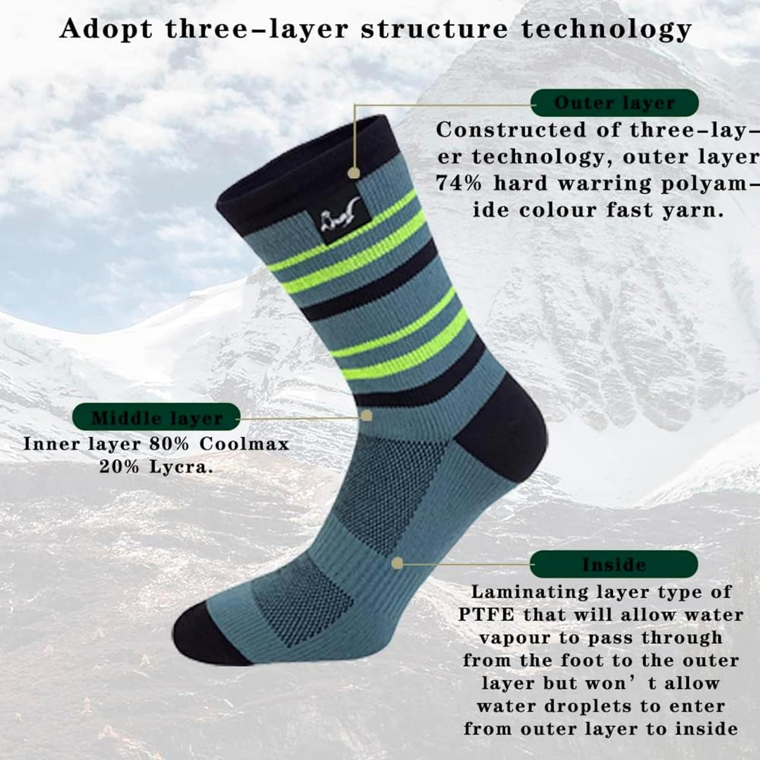 OTTERSHELL wasserdichte Atmungsaktive Socken für Damen und Herren Ultraleichte Sport Klettern Trekki