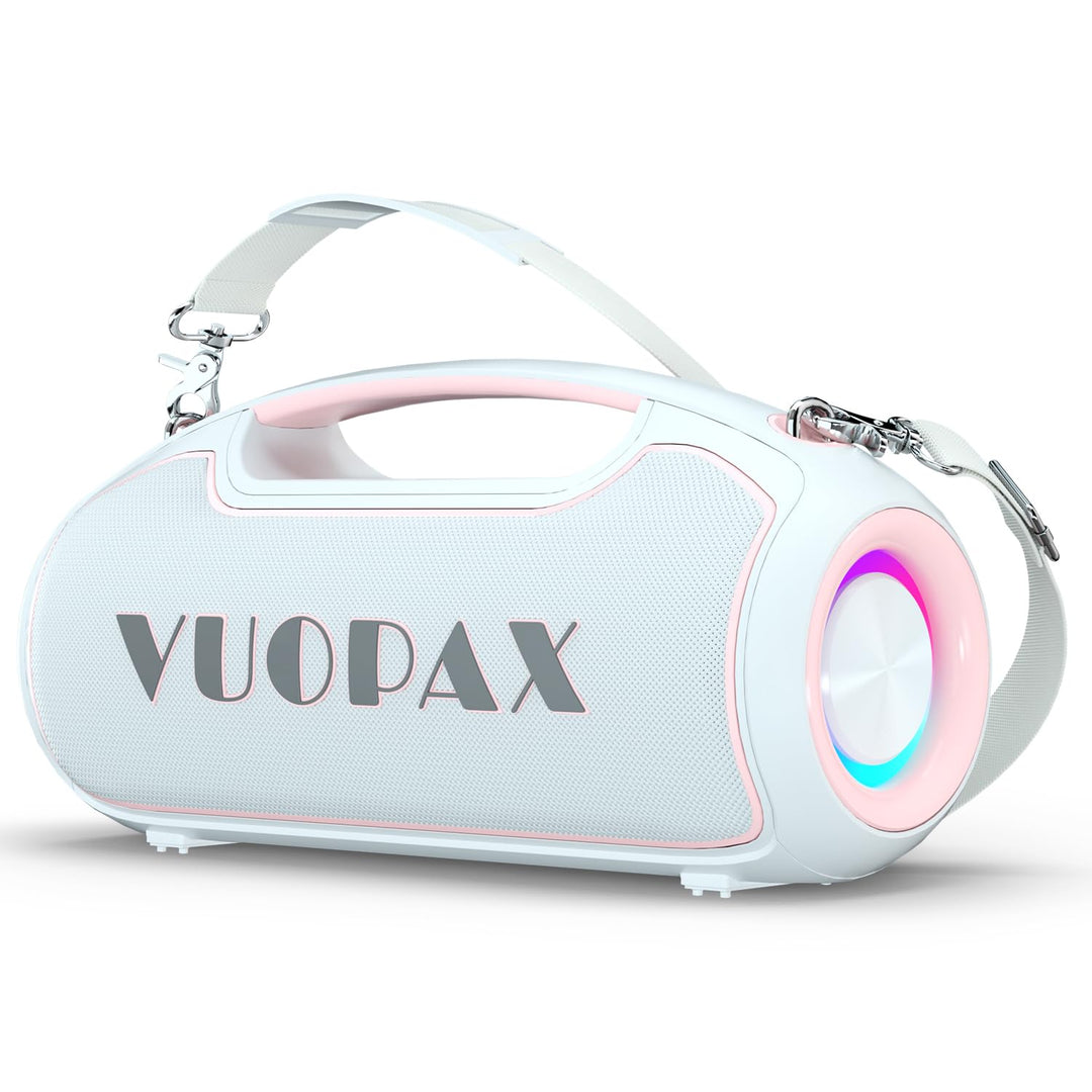 Bluetooth Lautsprecher，Tragbare Musikbox Bluetooth 5.3 mit 2 Subwoofern &amp; 2 Hochtönern,Bass Boost,24