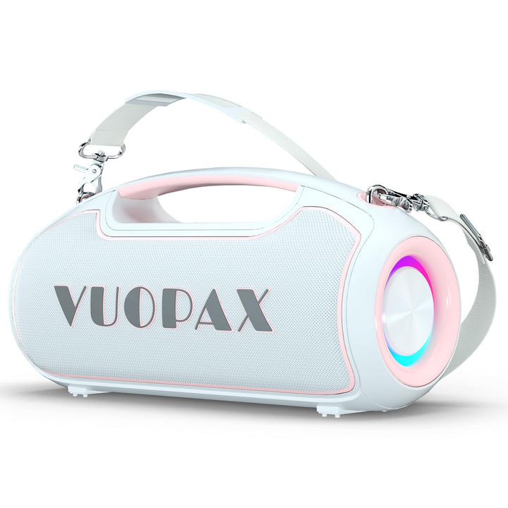 Bluetooth Lautsprecher，Tragbare Musikbox Bluetooth 5.3 mit 2 Subwoofern &amp; 2 Hochtönern,Bass Boost,24