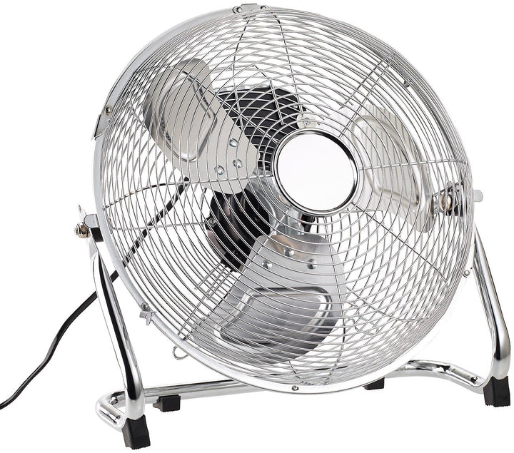 Sichler Haushaltsgeräte Windmaschine: Vollmetall-Bodenventilator mit 3 Geschwindigkeitsstufen, 55 W,