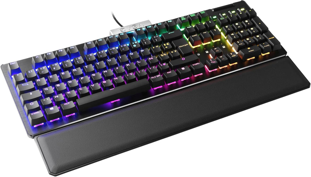 EVGA Z15 RGB-Gaming-Tastatur, RGB Hintergrundbeleuchtung LED, Hot Swappable Mechanische Kailh Geschw