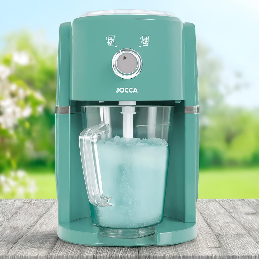 Jocca Elektrische Slushy-Maschine | Edelstahlklingen | Fassungsvermögen 1,1 l | leicht zu reinigen |