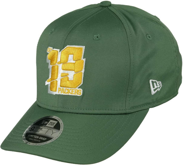 New Era NFL Cap 9fifty verstellbar Snapback Sideline American Football 2019 2020 Packers-Green S-M,