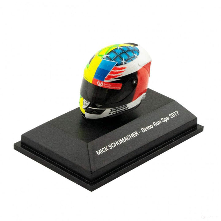 MBA-SPORT Mick Schumacher Miniaturhelm Belgien GP 2017 1:8