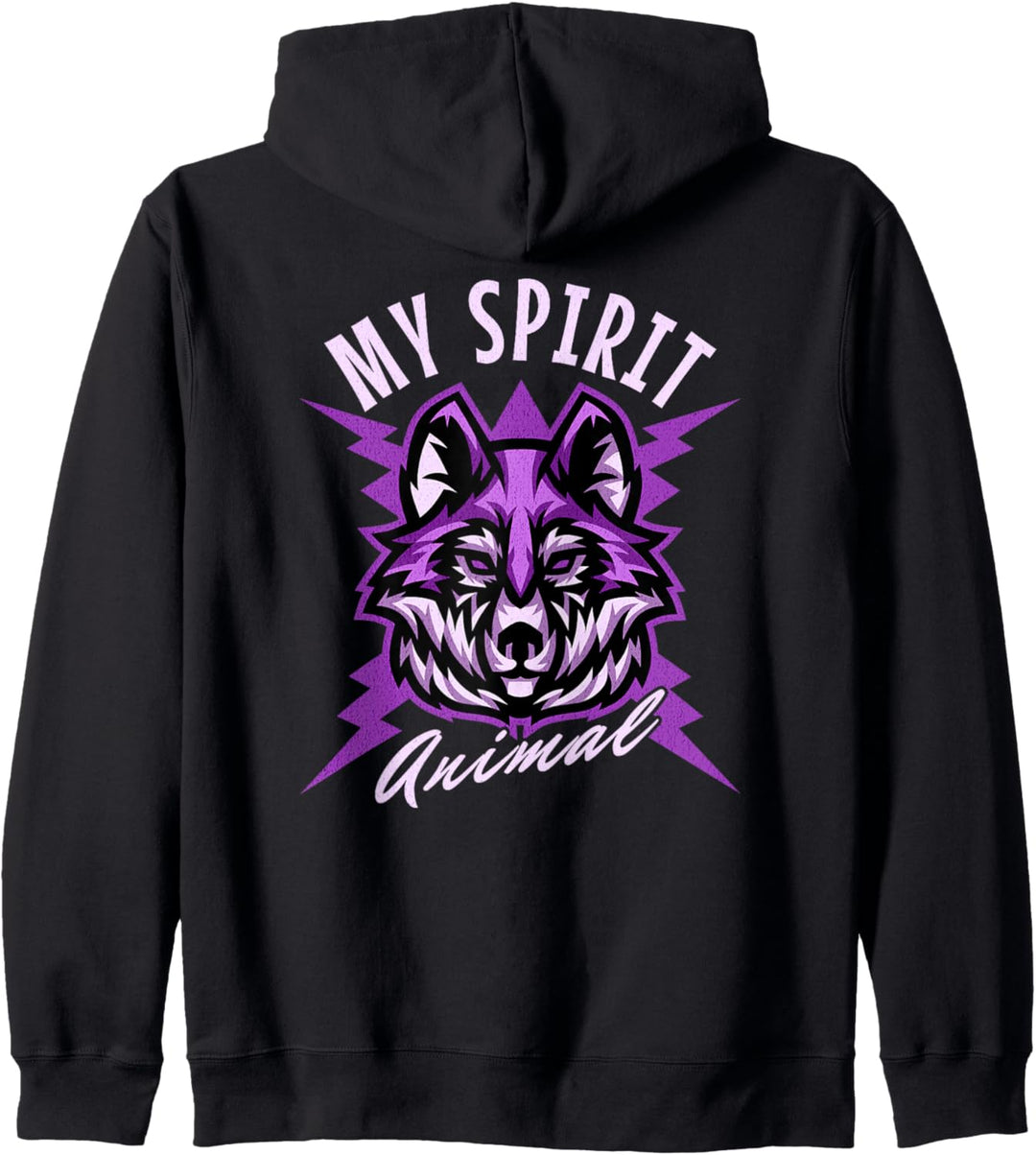 Vintage Wolf Lover - Wilde Kindertiere und Spass in der Natur Kapuzenjacke