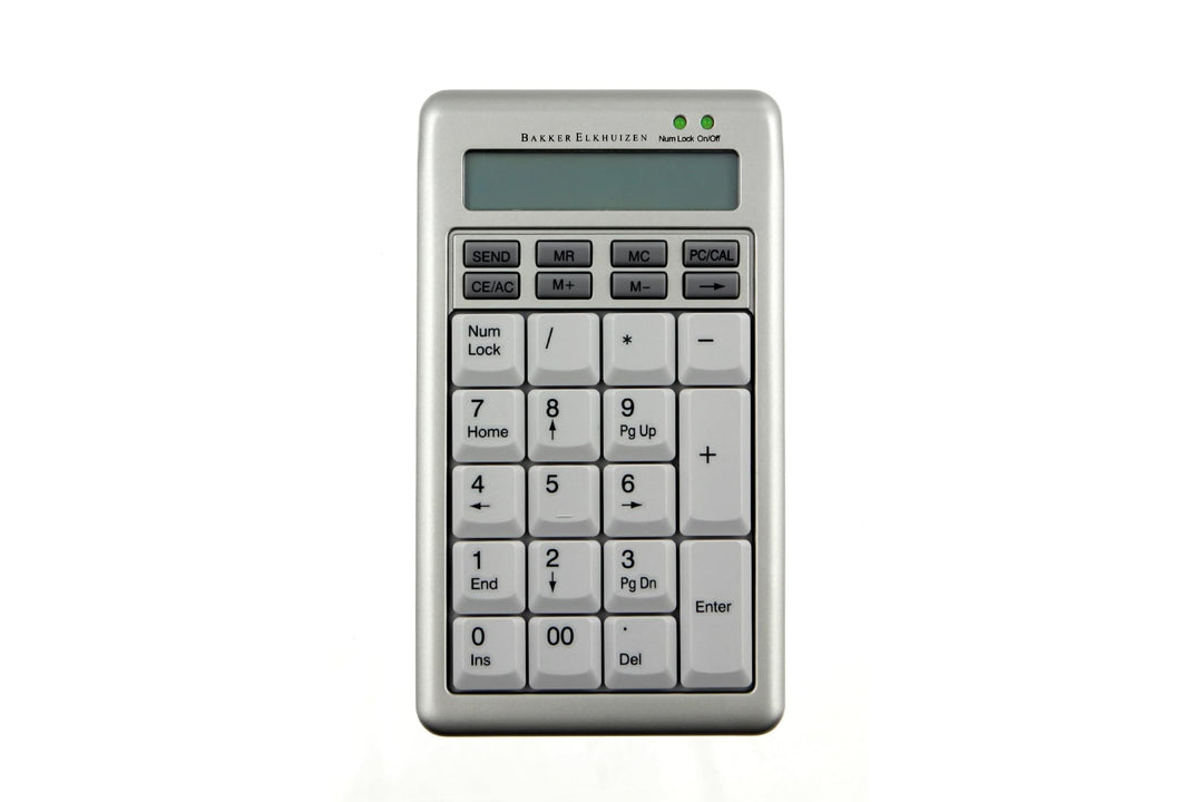 BakkerElkhuizen S-board 840 Numerik, Separater Ziffernblock, Rechts- und Linkshänder, hellgrau