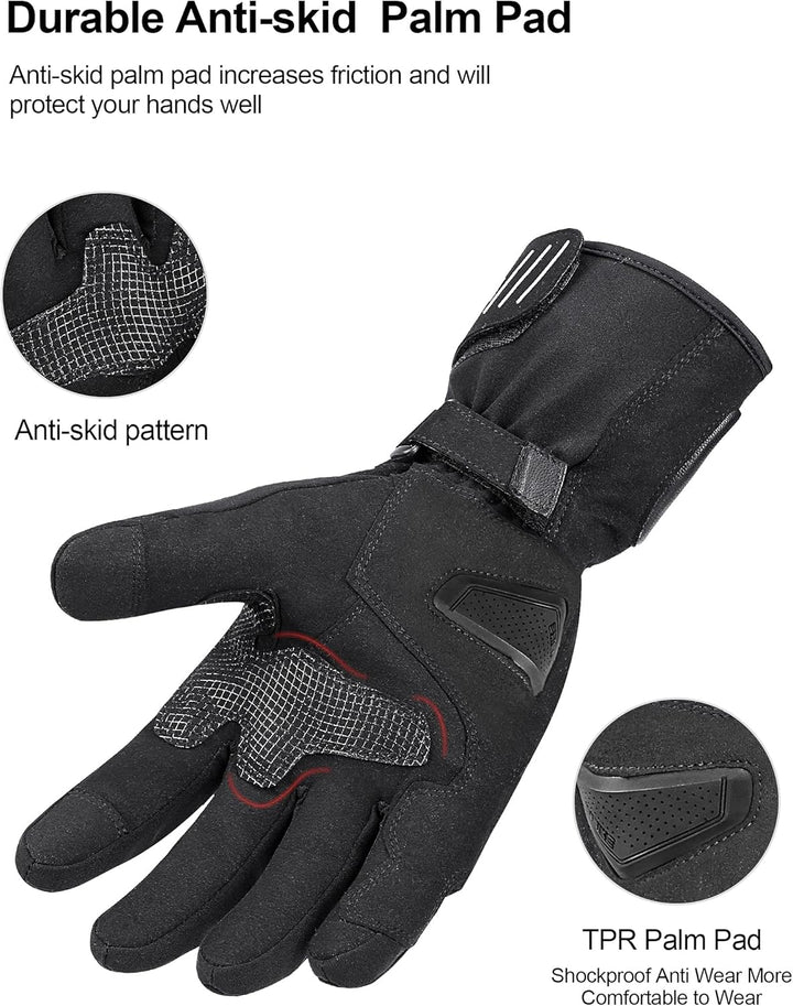 INBIKE Fahrradhandschuhe Herren Winter Handschuhe Winddicht Wasserdicht mit 3M Thinsulate und HIPPRA
