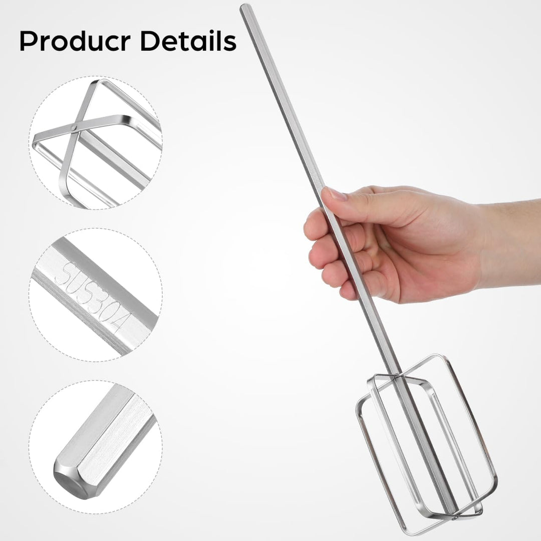 Rührstäbe für Langer Handmixer für Teige und Saucen für Hot Pot und Backwaren Praktische Küchenhilfe