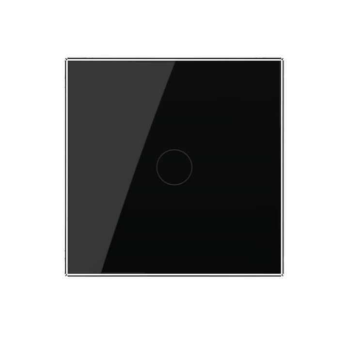 Livolo dimmbarer Wechselschalter Kreuzschalter Dimmer Lichtschalter mit Glasblende in Schwarz