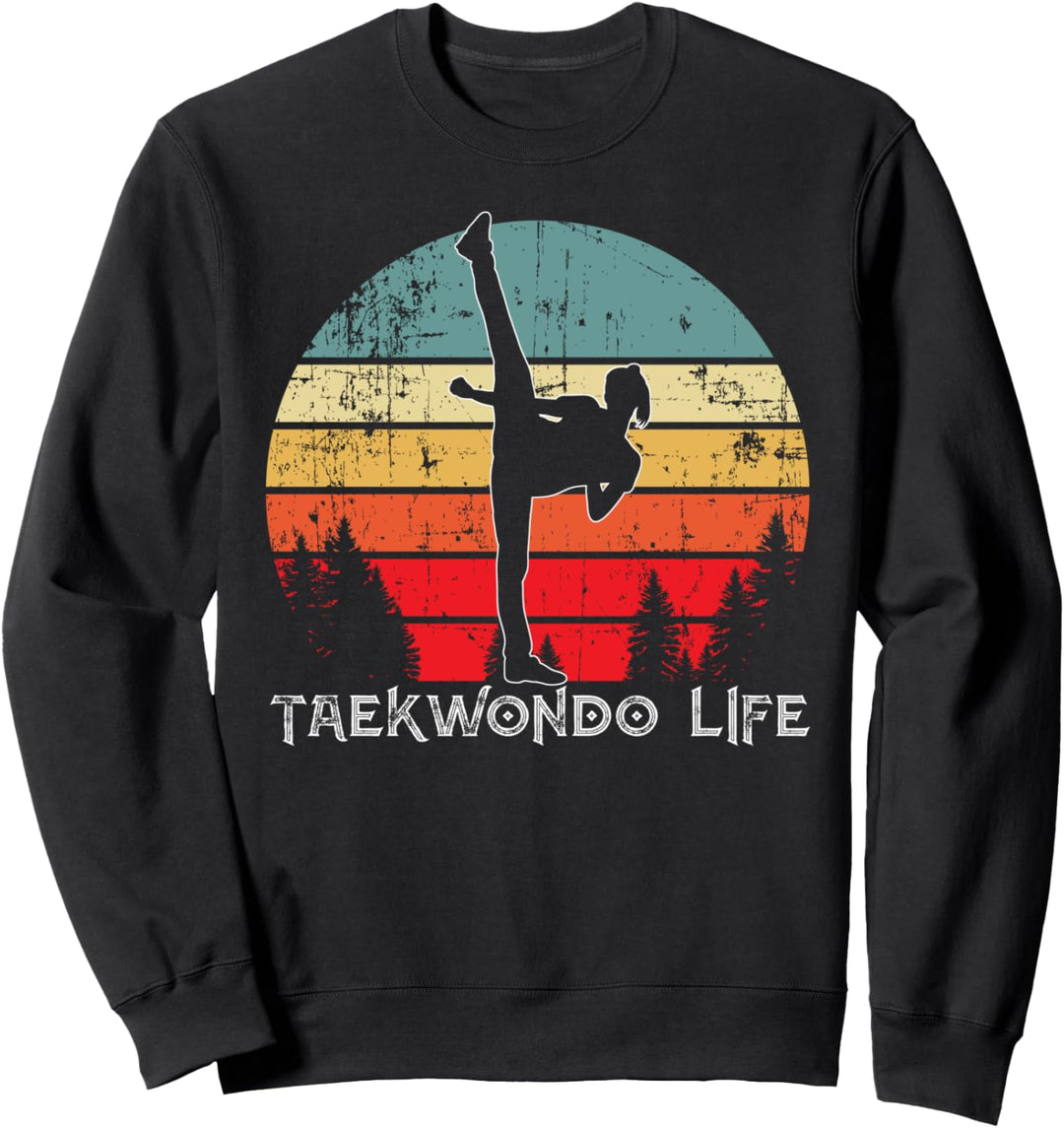 Taekwondo Leben Mädchen Sweatshirt