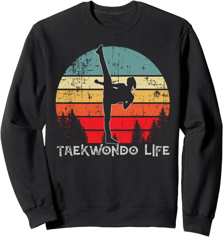 Taekwondo Leben Mädchen Sweatshirt