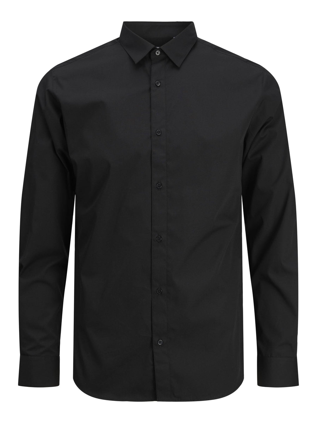 JACK&JONES PLUS Damen Jjjoe Shirt Ls Plain Pls Hemd 4XL Schwarz, 4XL Grosse Grössen Schwarz