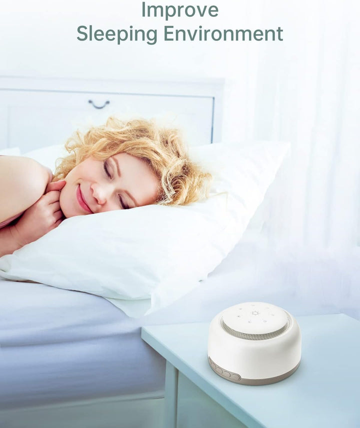 White Noise Machine Baby - YONGYAO Einschlafhilfe Baby Weisses Rauschen Sound Machine mit 30 Musik &