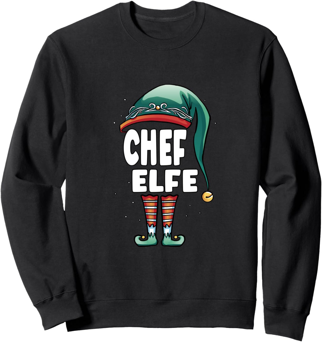 Chef Elfe Partner Look Familie Outfit Weihnachten Christmas Sweatshirt