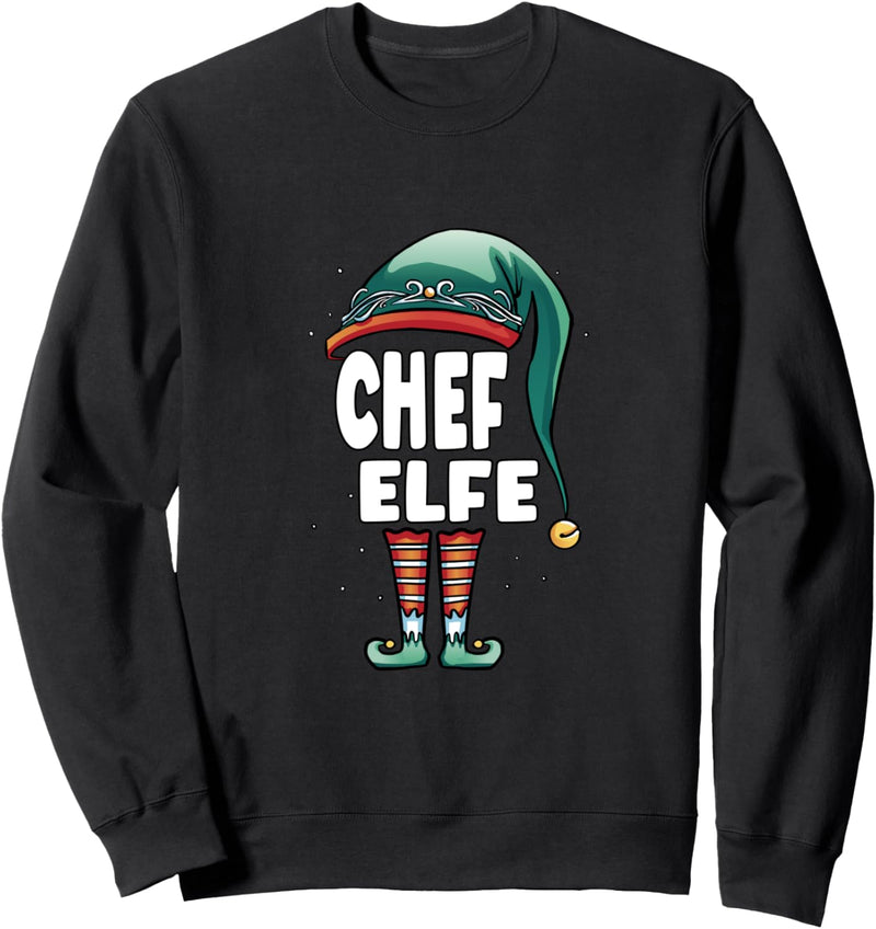Chef Elfe Partner Look Familie Outfit Weihnachten Christmas Sweatshirt