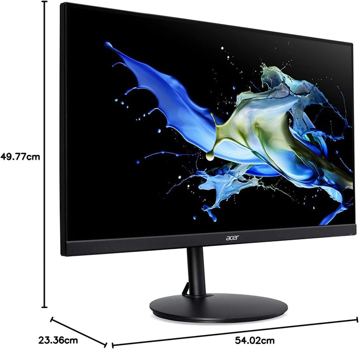 Acer CBA242YH Monitor 23,8 Zoll (60 cm Bildschirm) Full HD, 100Hz HDMI, 75Hz VGA, 4ms (GTG), HDMI 1.