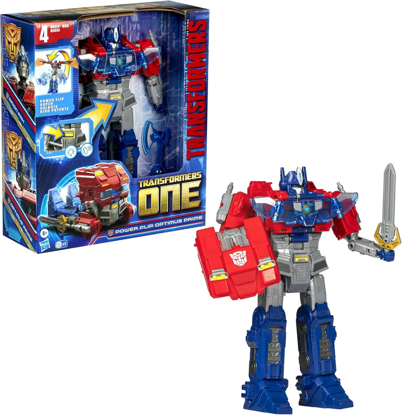 Transformers One Power Flip Optimus Prime (Orion Pax) interaktive Action-Figur