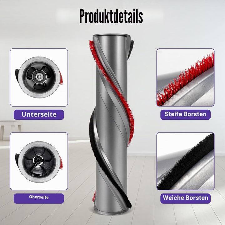 Chuancheng Bürstenrolle für Dyson V11, Scrollleiste Ersatzbürste für Dyson V11 Absolute V11 Animal S