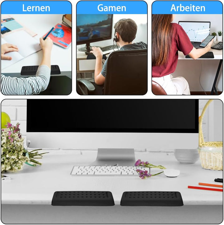 Schreibtisch EdgeRest L-förmige 2 Stück Handballenauflage Kantenschutz Armauflage Ergonomische Handg