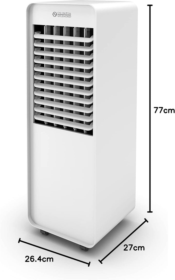 Olimpia Splendid 99308 Peler 4D Kühler mit Fernbedienung, Timer und Kanister 4 Liter, 350 m3/h, 75 W