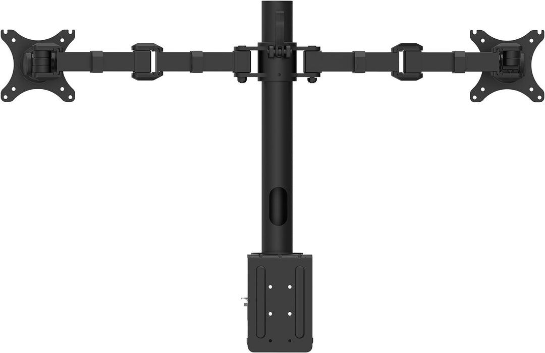 Ergosolid Verstellbarer Tischständer für 2 PC-Monitore mit Einer Diagonale von 25 bis 76 cm (10 bis