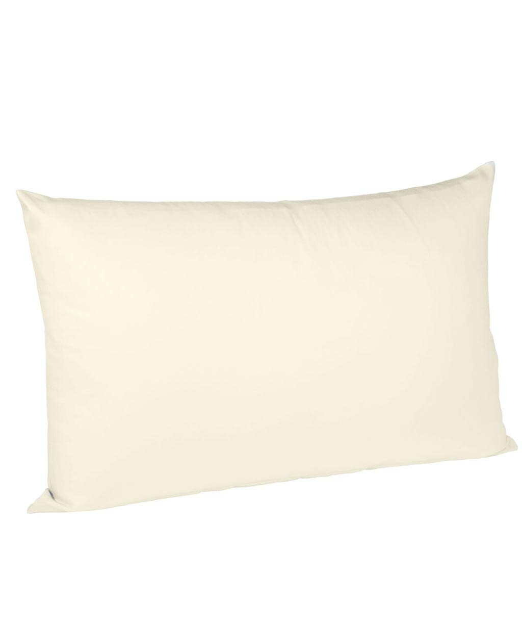 sleepling Satin Kissenbezug, Kissenhülle Seitenschläferkissen aus 100% seidig weicher Baumwolle, Bez