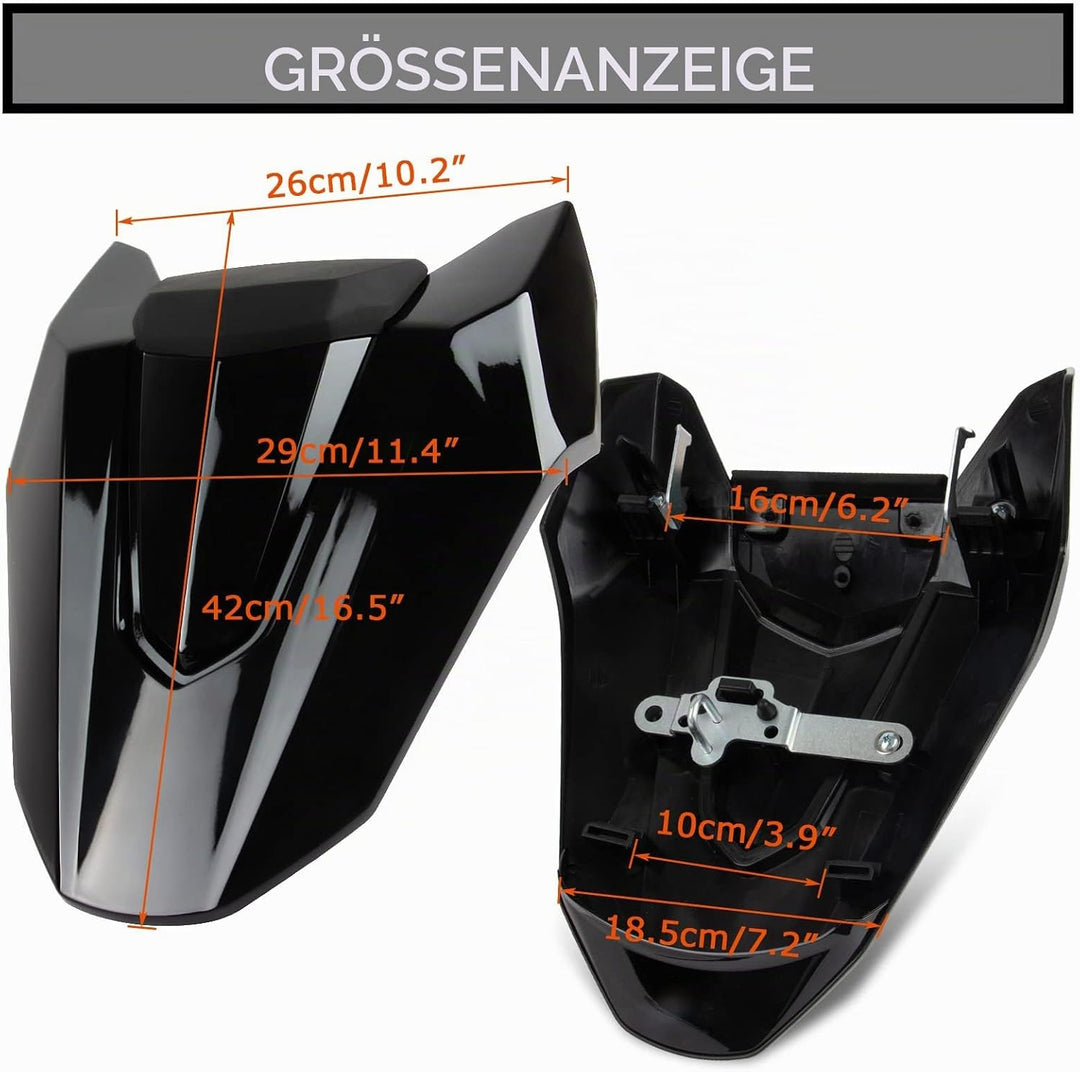 Soziusabdeckung Rücksitzbezug für CB650R CBR650R 2021 2022 2023 PSLER Sitzkappe Heckverkleidung Moto