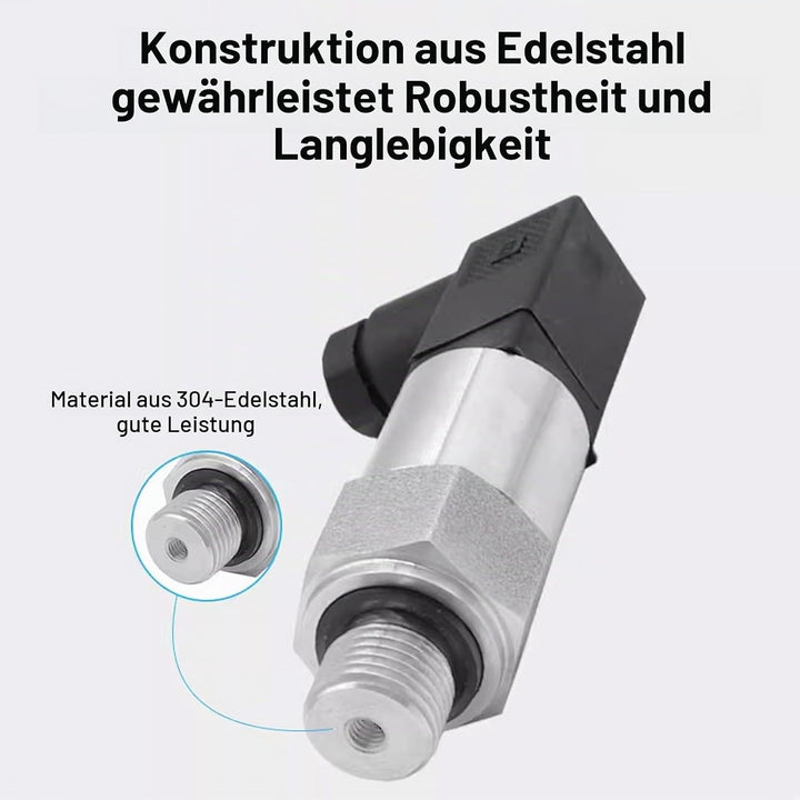 TICFOX 4-20mA Ausgang G1/4" Stromtyp Drucksensor Transmitter Druckschalter Silikon Drucktransmitter