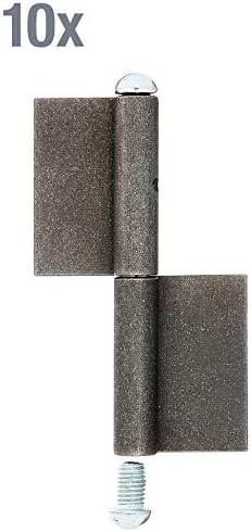 Alberts 858216 Konstruktionsband | Typ KO4 | Stahl | Höhe 120 mm | Durchmesser Ø9 mm | 10er Set Ø 9