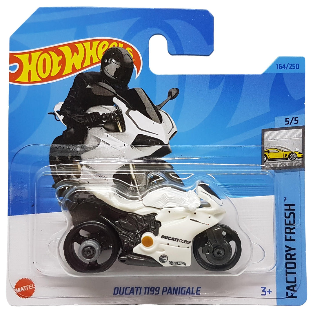 Hot Wheels - Ducati 1199 Panigale - Factory Fresh 5/5 - HKL05 - Short Card - Treasure Hunt - Motorra