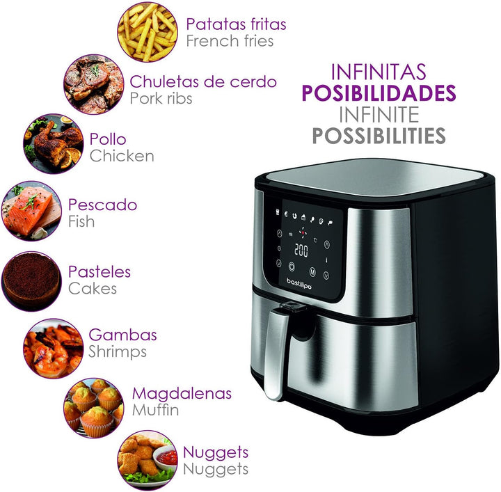 AF-1800, Dragon Air Fryer, Luftfritteuse, 5,5 Liter