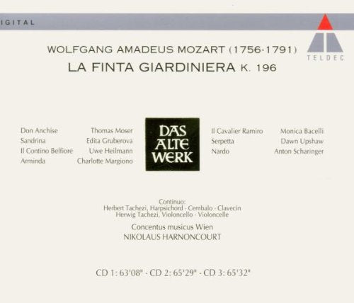 Mozart: La finta giardiniera, Audio-CD