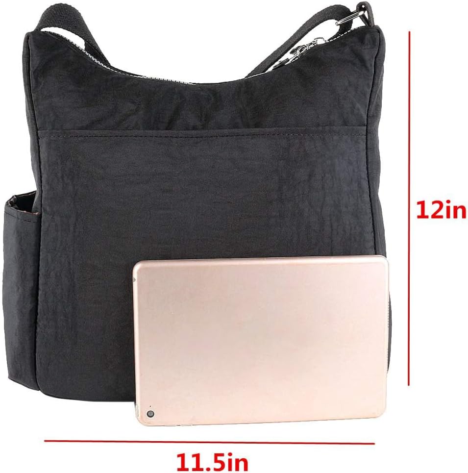MHCNLL Crossbody-Tasche mit Anti-Diebstahl-RFID-Tasche – Damen-Geldbörse, leichte, wasserabweisende