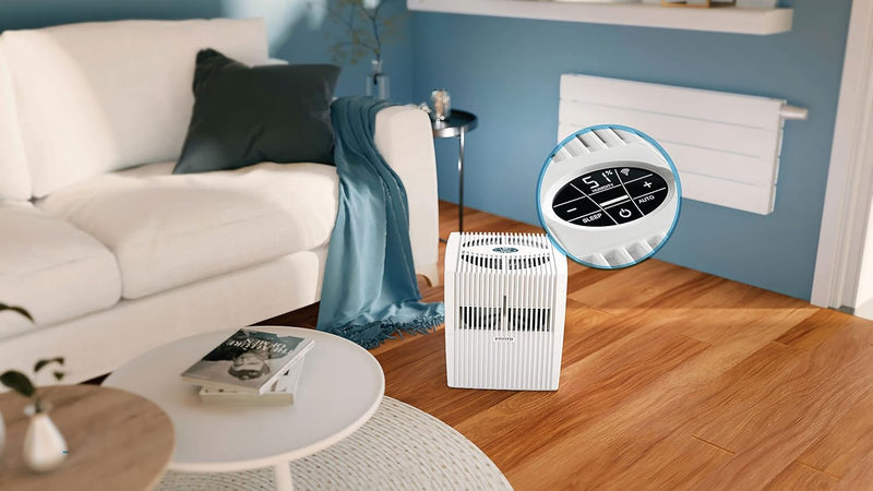 Venta Luftbefeuchter AH530, sehr leise 24 dB(A), energieeffizient 3 Watt, hygienische Kaltverdunstun