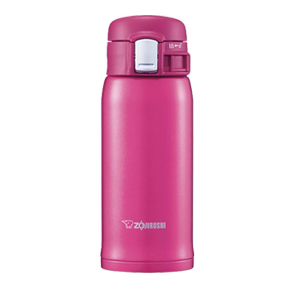 ZOJIRUSHI (Water Bottle Straight Drink [one-Touch Open] Stainless Mug 360ml deep Cherry SM-SD36-PV D