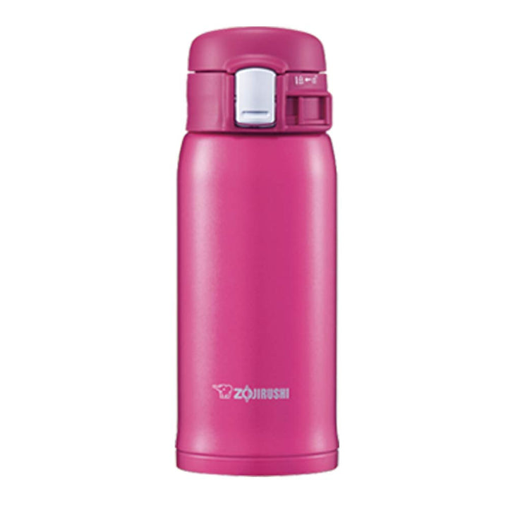 ZOJIRUSHI (Water Bottle Straight Drink [one-Touch Open] Stainless Mug 360ml deep Cherry SM-SD36-PV D