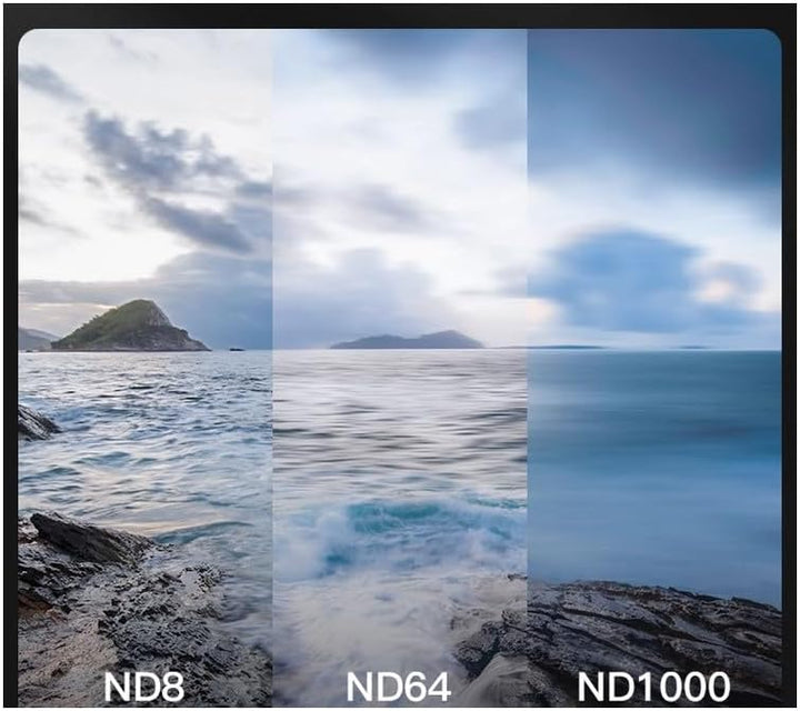Graufilter ND64-Filter, 62 mm Durchmesser, optisches Glas, für Nikon Nikkor Z DX 18–140 mm f/3.5–6.3