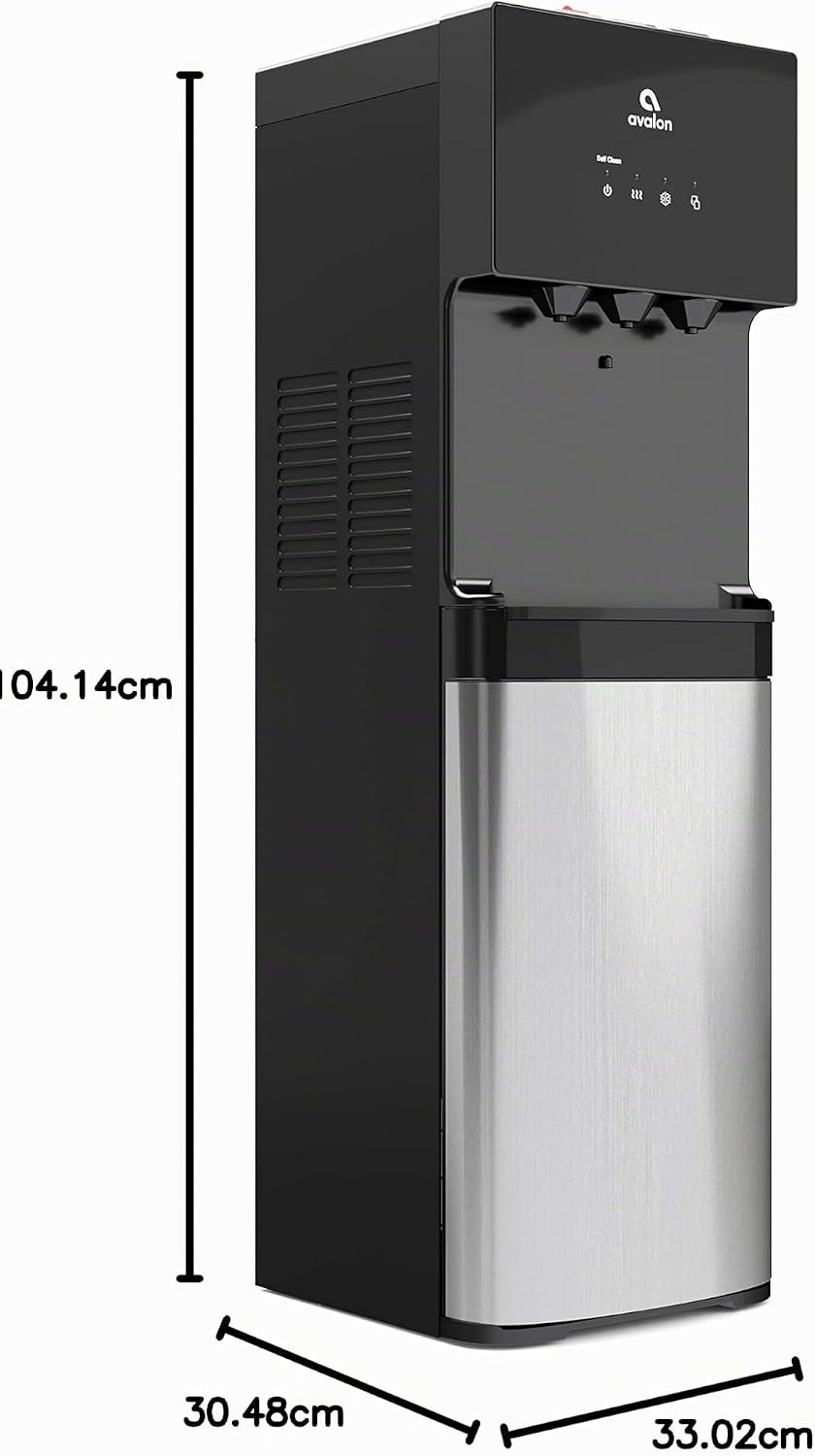 Avalon Wasserspender mit BioGuard, 3 Temperatureinstellungen, Warm-, Kalt- und Raumwasser, langlebig