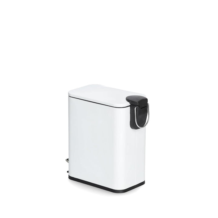 Zeller 18960 Treteimer m. Soft Close, 5 ltr, Metall/Kunsststoff