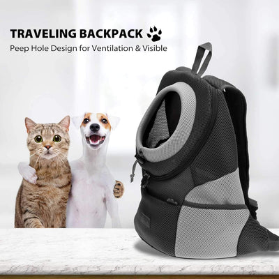 PETCUTE Rucksack für Haustier,Hunderucksack,Haustiertragetasche Rucksack Haustier Tasche für Hunde A