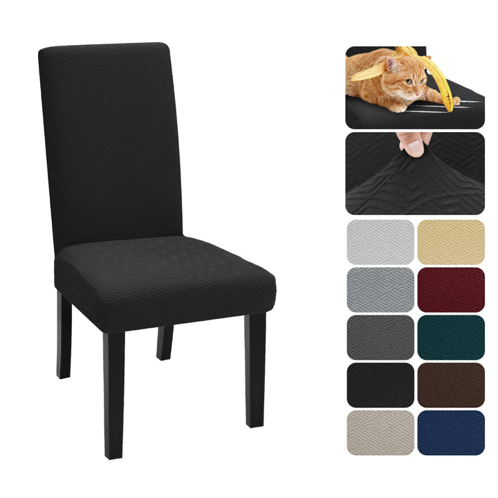 XINEAGE Stuhlhussen 2er Set, Stretch Stuhlhussen für Esszimmerstühle, Universale Stuhlhussen Waschba