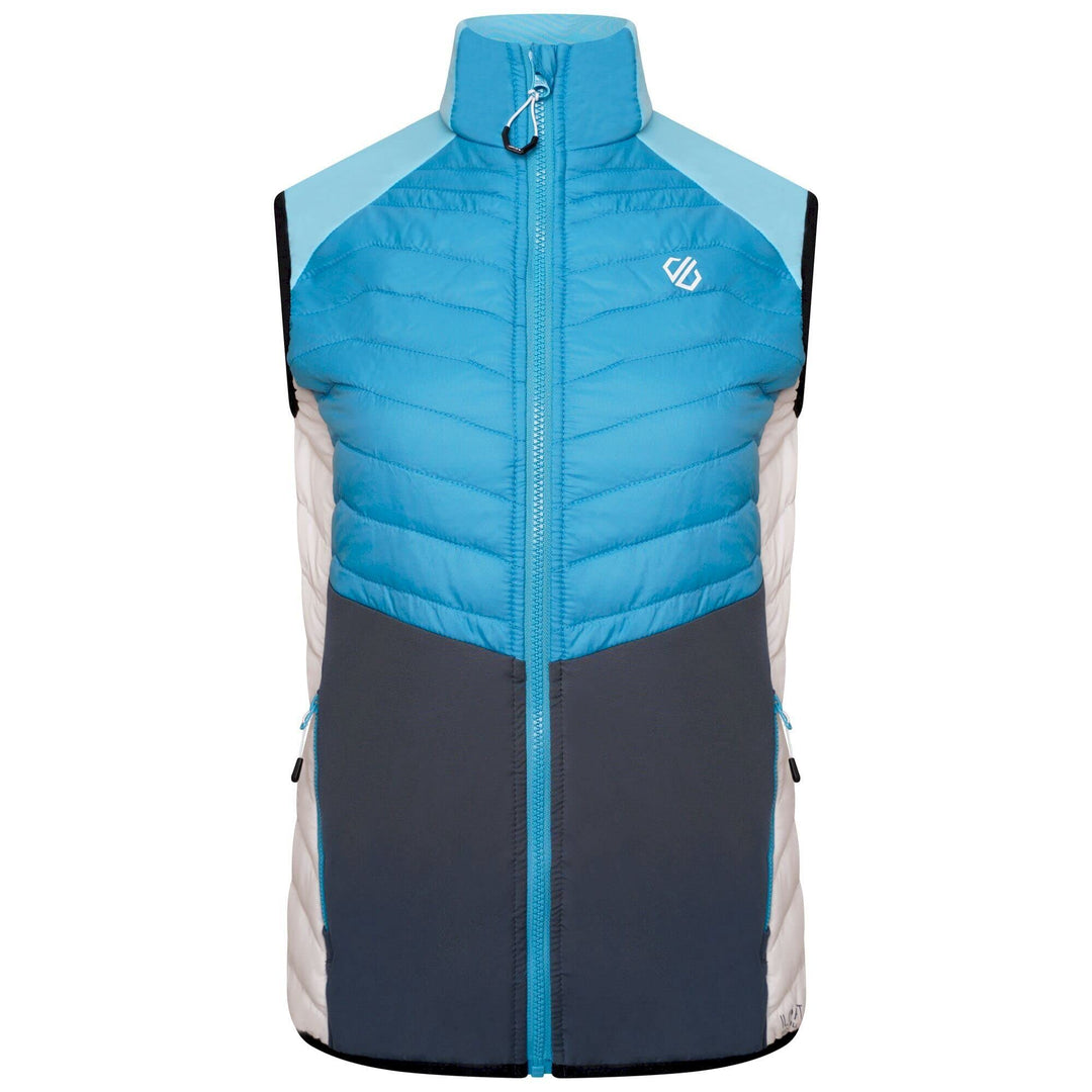 Dare 2b Damen Surmount Ii Vest Jacke 34 Capri Blue / Crystal Seas / Orion Grey